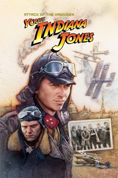 Young Indiana Jones and the Attack of the Hawkmen poster